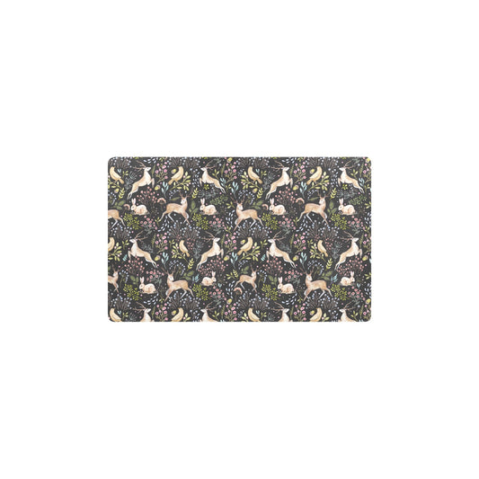Deer Floral Jungle Kitchen Mat