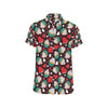 Cupcakes Heart Print Pattern Men's Short Sleeve Button Up Shirt