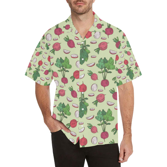 Radish Pattern Print Design A04 Men's Hawaiian Shirt