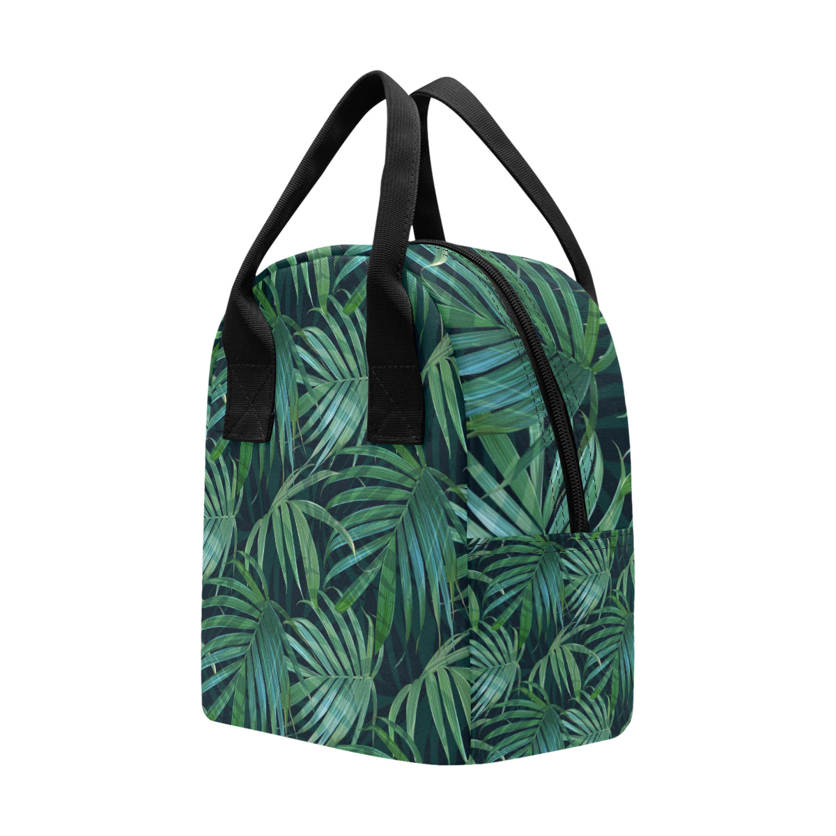 Tropical Flower Pattern Print Design TF011 Insulated Lunch Bag