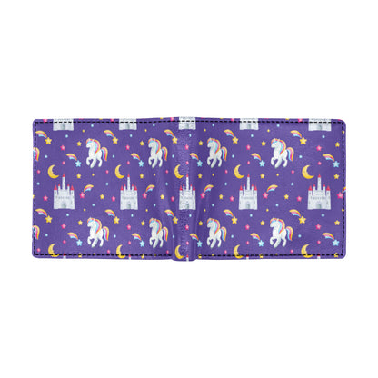 Unicorn Casttle Men's ID Card Wallet