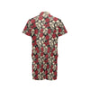 Skull And Roses Print Design LKS301 Men's Romper