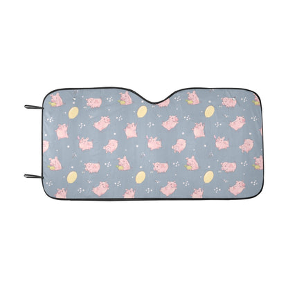Pig Print Design LKS405 Car front Windshield Sun Shade