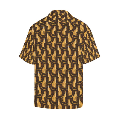 Cheetah Pattern Print Design 03 Men's Hawaiian Shirt