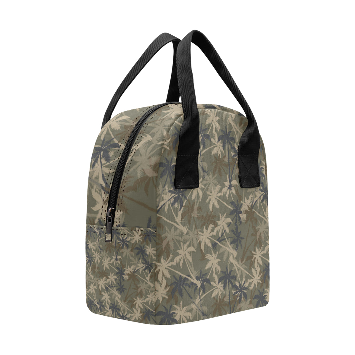 Palm Tree camouflage Insulated Lunch Bag