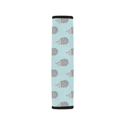 Hedgehog Pattern Print Design 02 Car Seat Belt Cover