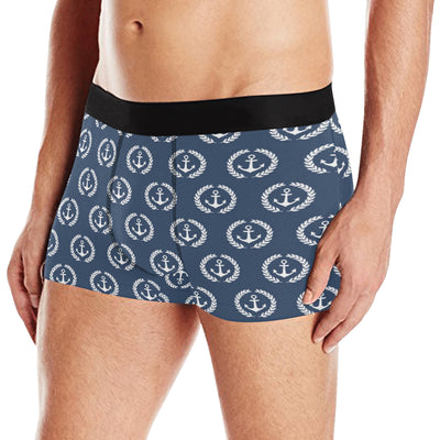 Anchor Pattern Print Design 04 Men's Boxer Briefs