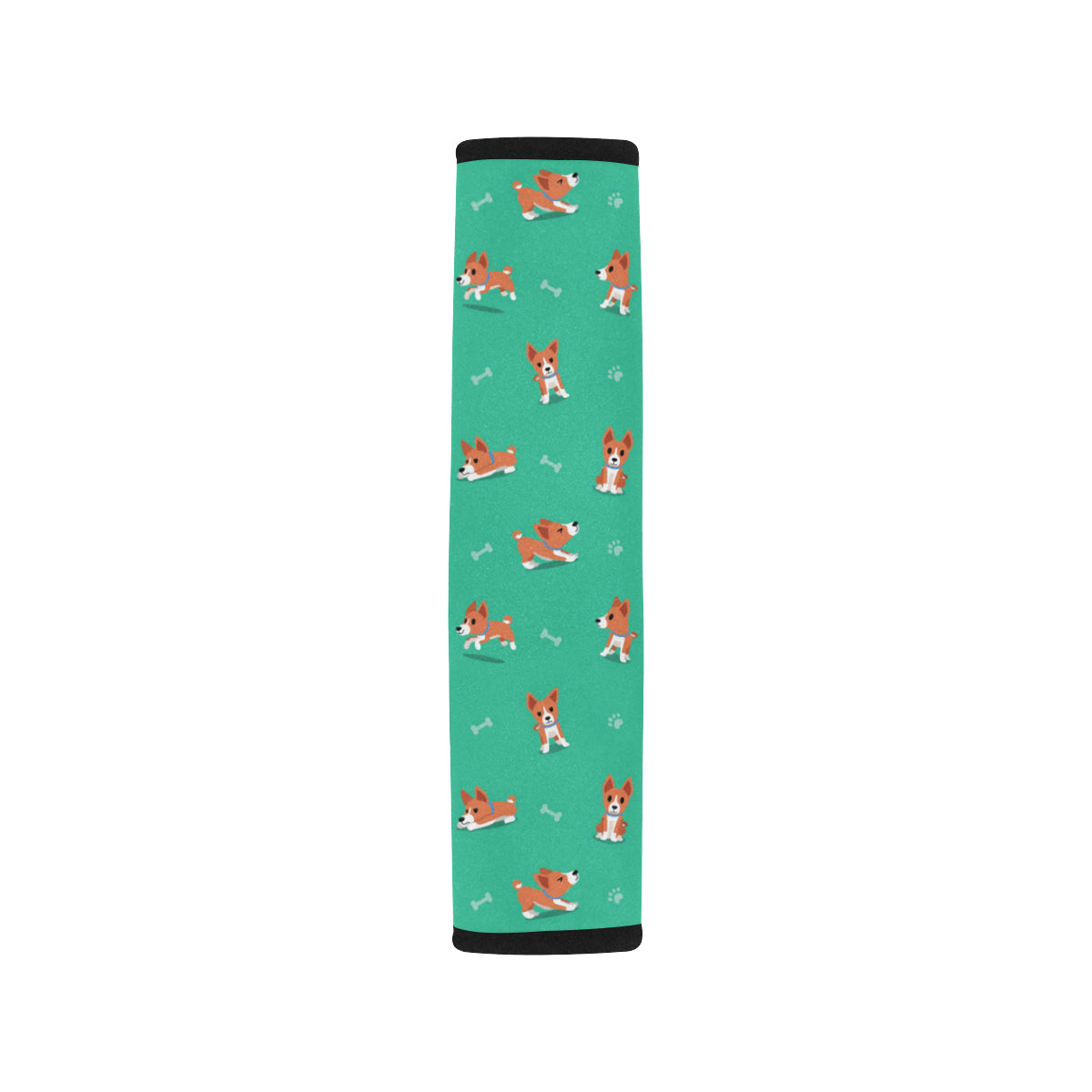 Basenji Pattern Print Design 02 Car Seat Belt Cover