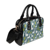 Llama Cactus Pattern Print Design 03 Shoulder Handbag