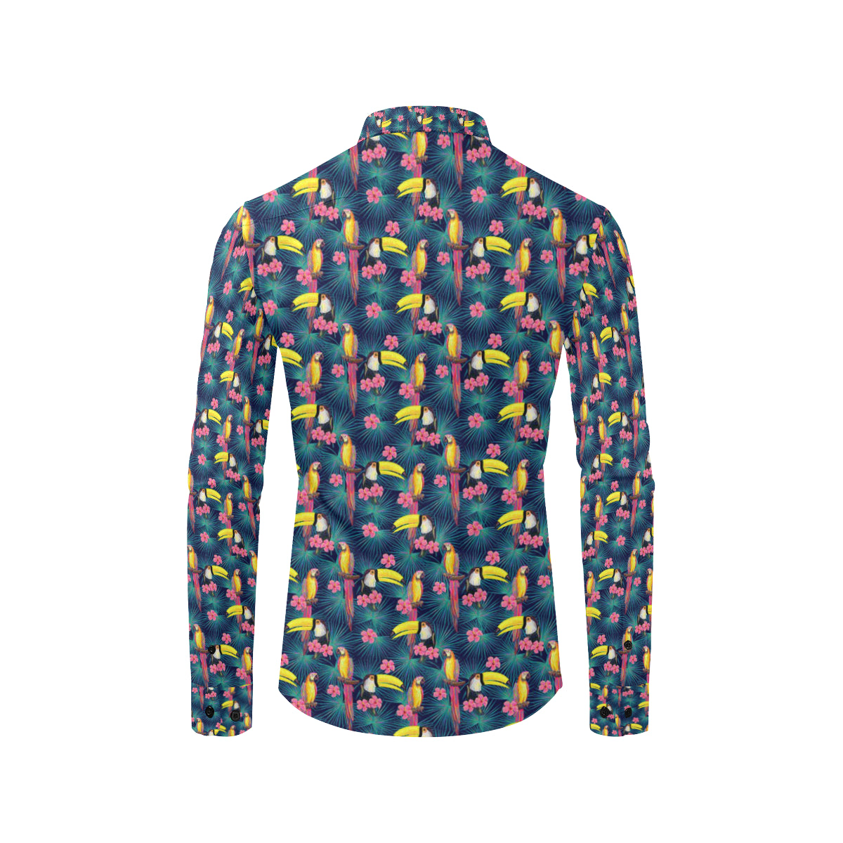 Toucan Parrot Design Men's Long Sleeve Shirt