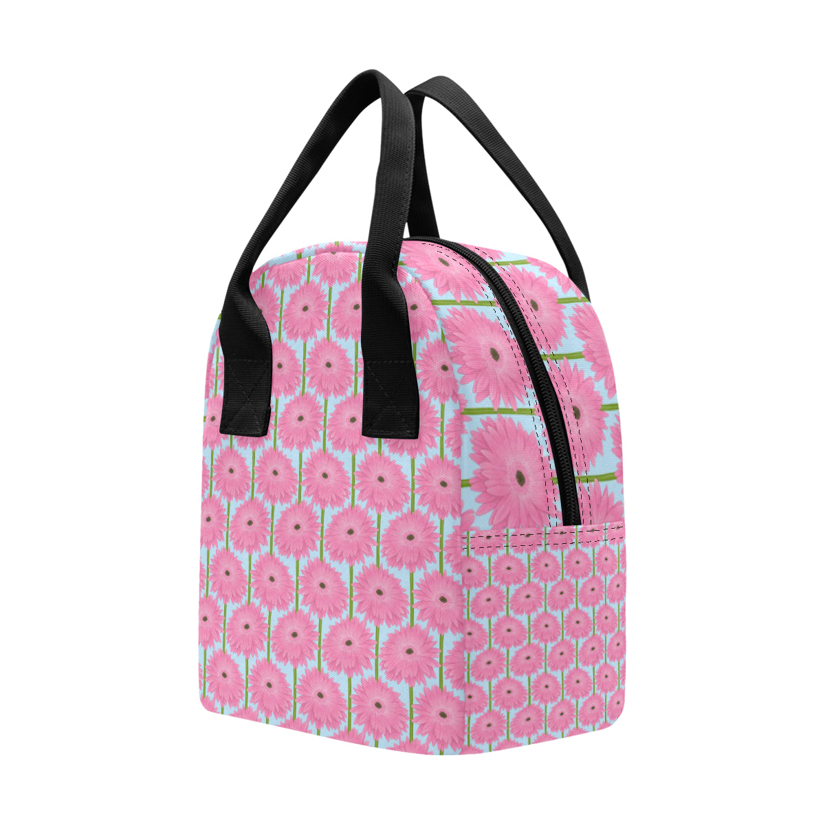 Gerberas Pattern Print Design GB01 Insulated Lunch Bag