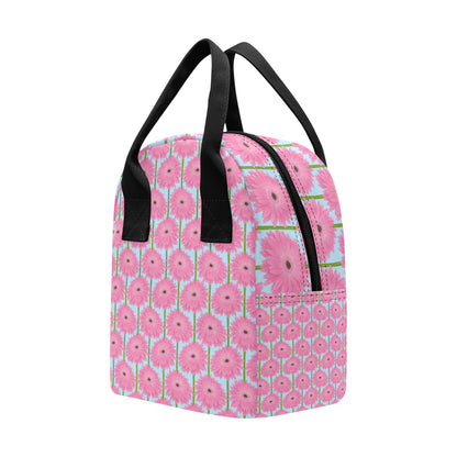 Gerberas Pattern Print Design GB01 Insulated Lunch Bag