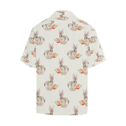 Rabbit Pattern Print Design 01 Men's Hawaiian Shirt