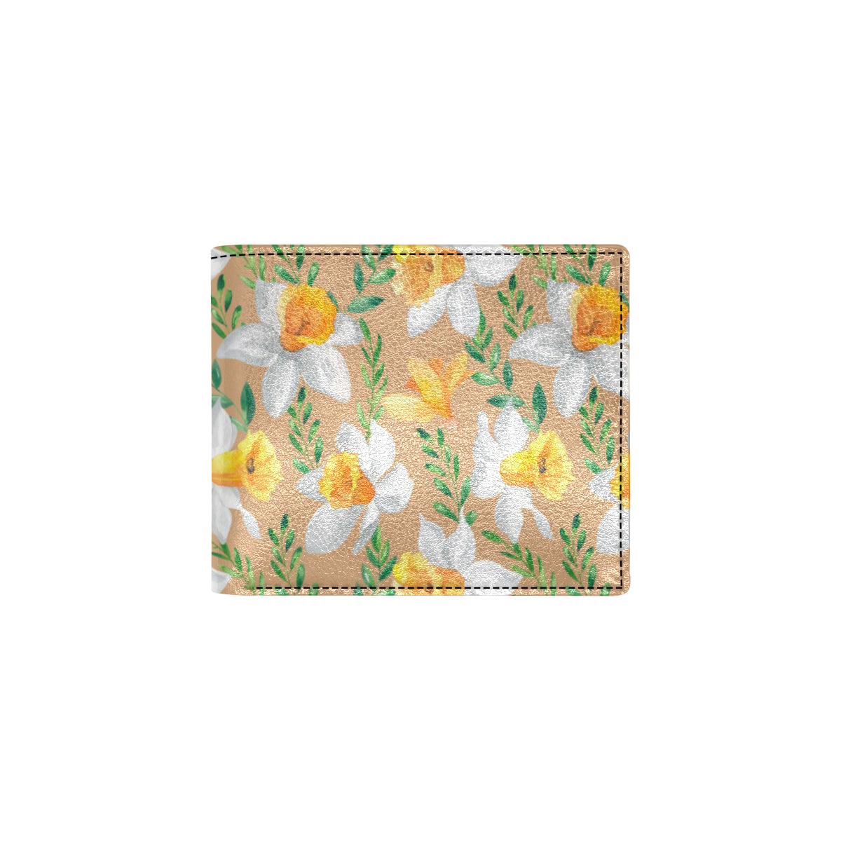 Daffodils Pattern Print Design DF04 Men's ID Card Wallet