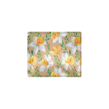 Daffodils Pattern Print Design DF04 Men's ID Card Wallet