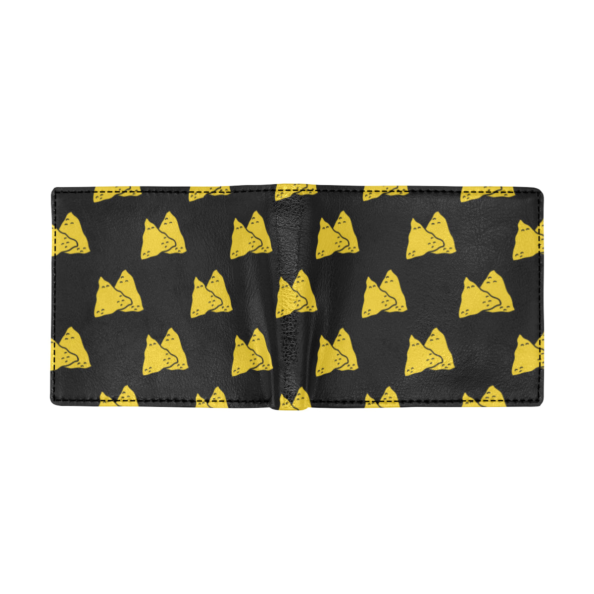Nachos Pattern Print Design A02 Men's ID Card Wallet