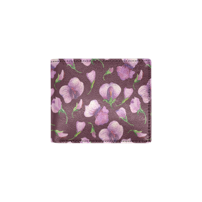 Peony Pattern Print Design PE010 Men's ID Card Wallet