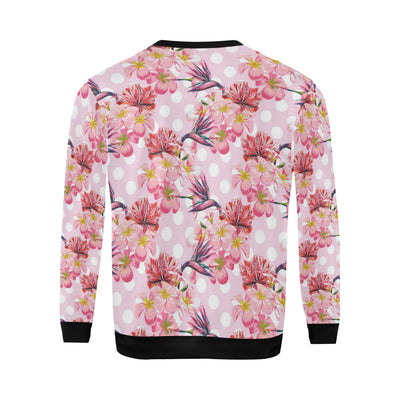 Bird Of Paradise Pattern Print Design BOP011 Men Long Sleeve Sweatshirt