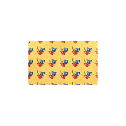 Acting Mask Pattern Print Design 02 Kitchen Mat