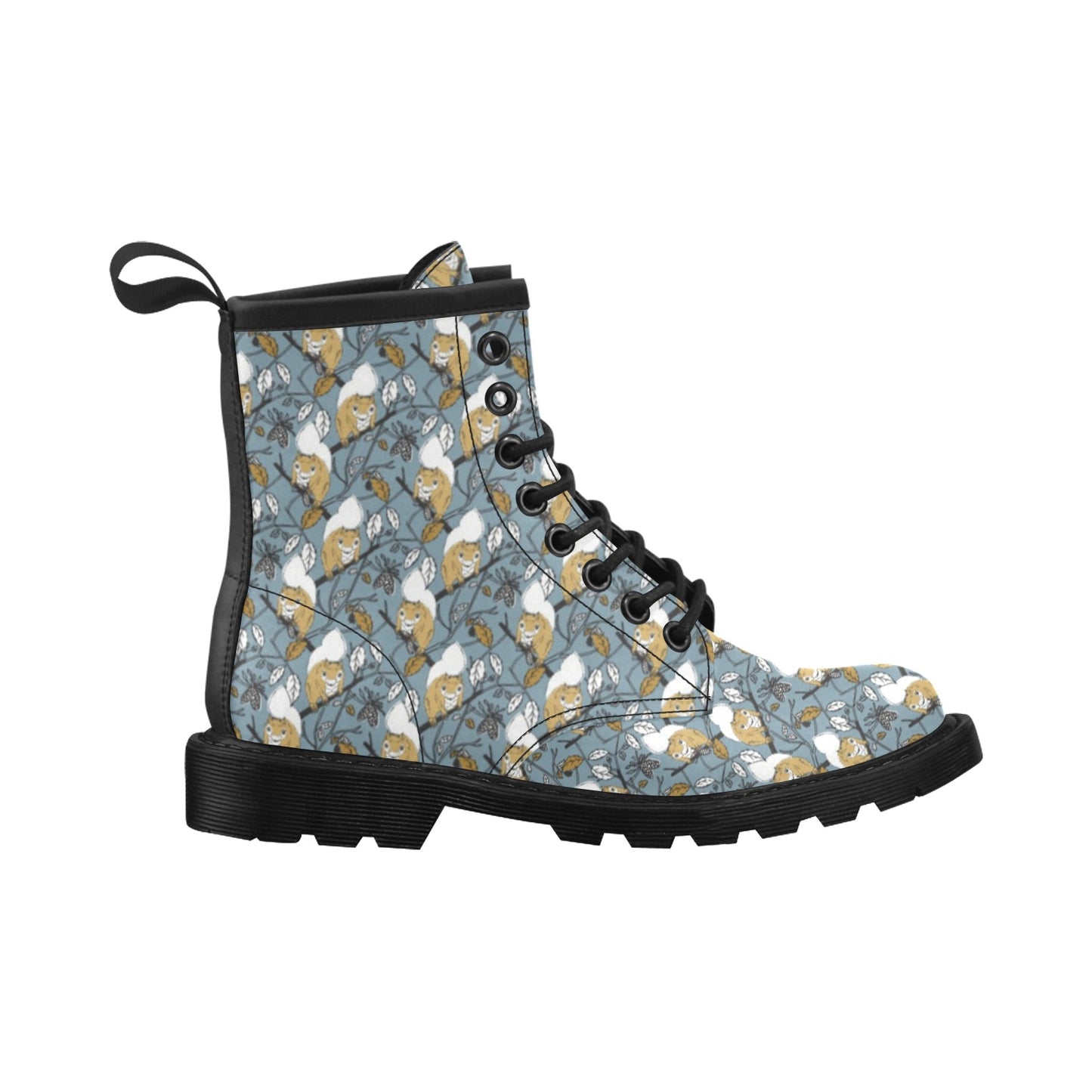 Squirrel Print Design LKS305 Women's Boots