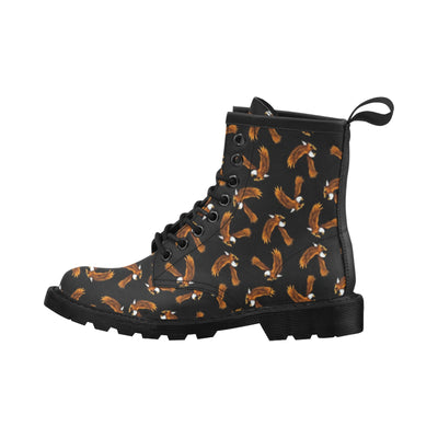 Eagles Print Pattern Women's Boots