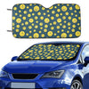 Smiley Face Emoji Print Design LKS301 Car front Windshield Sun Shade