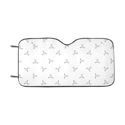 Hockey Print Design LKS304 Car front Windshield Sun Shade