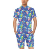 Angel Little Pattern Print Design 02 Men's Romper