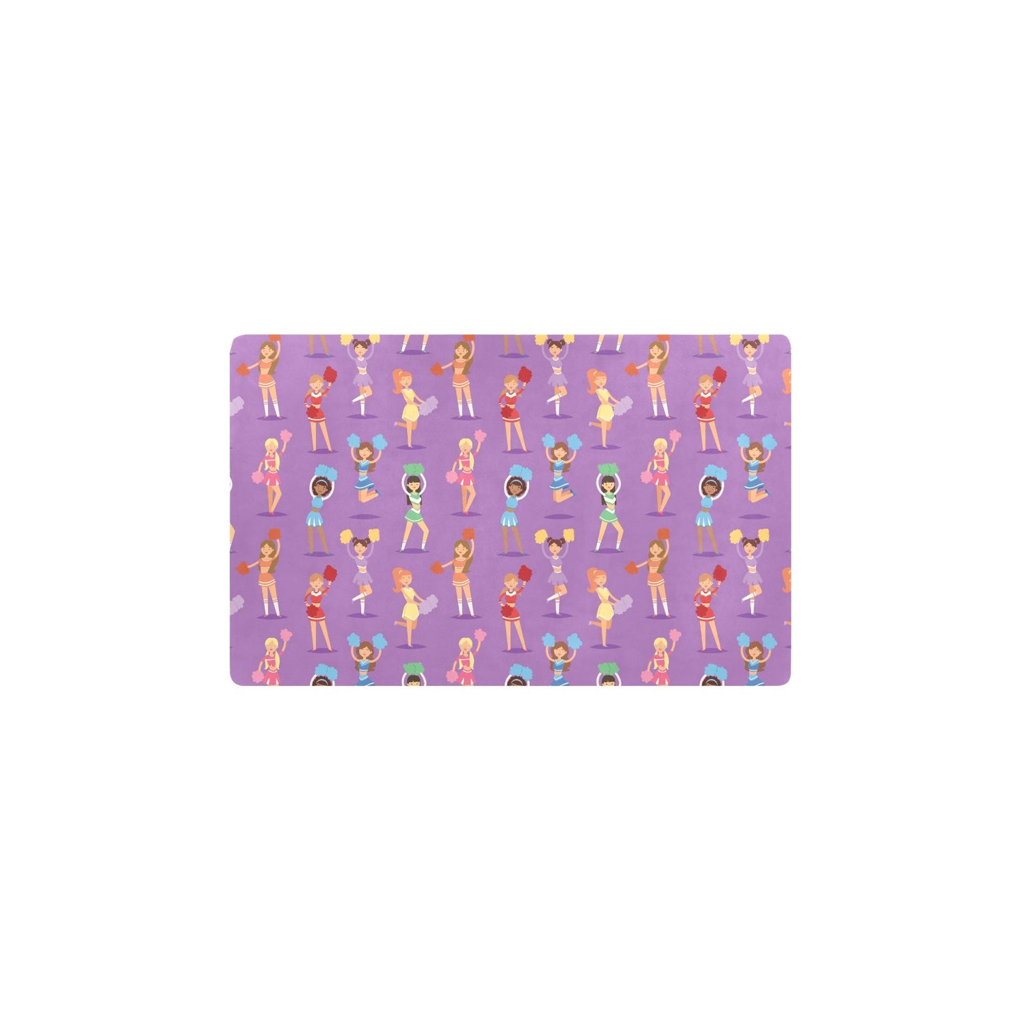 Cheerleader Pattern Print Design 02 Kitchen Mat