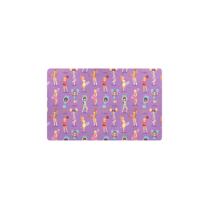 Cheerleader Pattern Print Design 02 Kitchen Mat