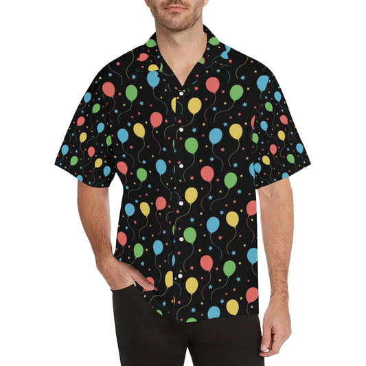 Ballon Colorful Pattern Print Design 04 Men's Hawaiian Shirt