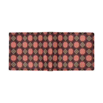 Celtic Pattern Print Design 02 Men's ID Card Wallet