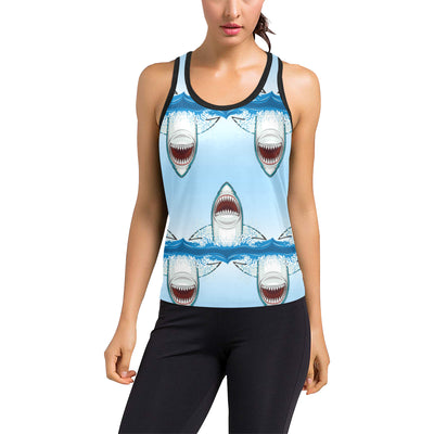 Shark Bite Women's Racerback Tank Top