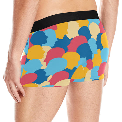 Psychology Pattern Print Design A02 Men's Boxer Briefs