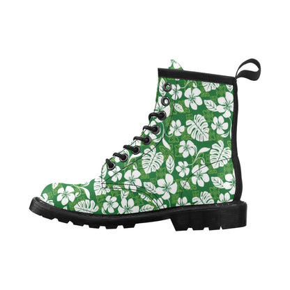 Hawaiian Themed Pattern Print Design H016 Women's Boots