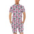 Great White Shark Pattern Print Design 01 Men's Romper