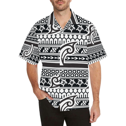 Samoan Style Print Design LKS305 Men's Hawaiian Shirt
