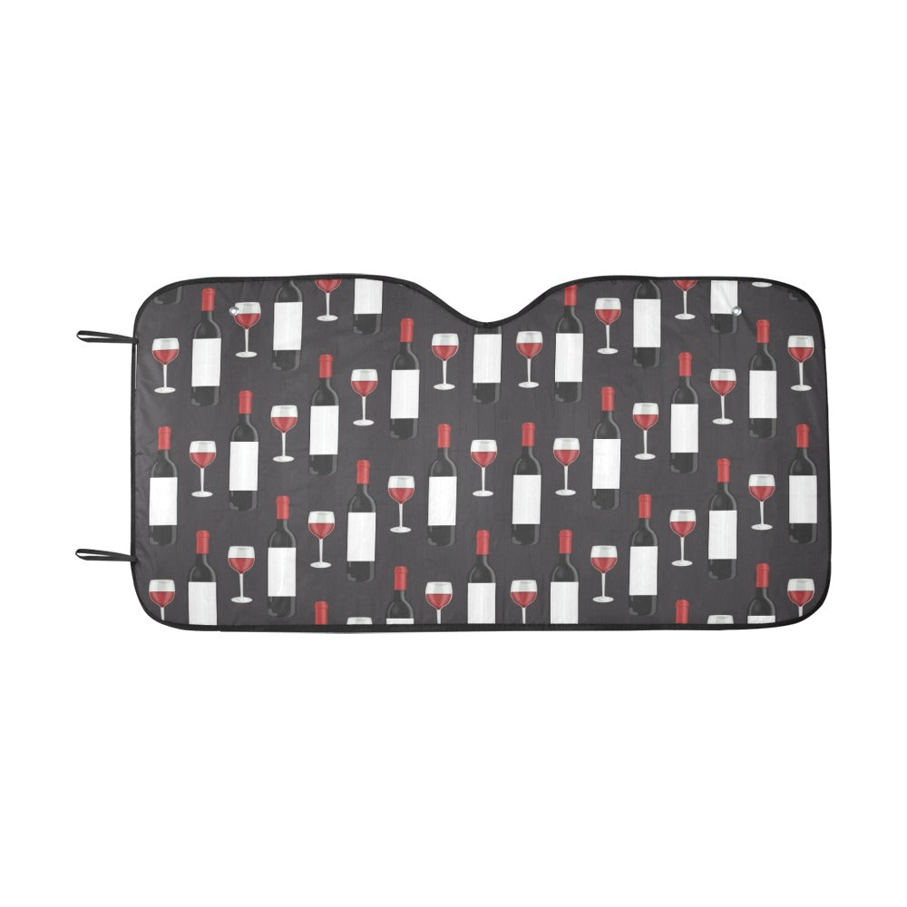 Wine Print Design LKS309 Car front Windshield Sun Shade