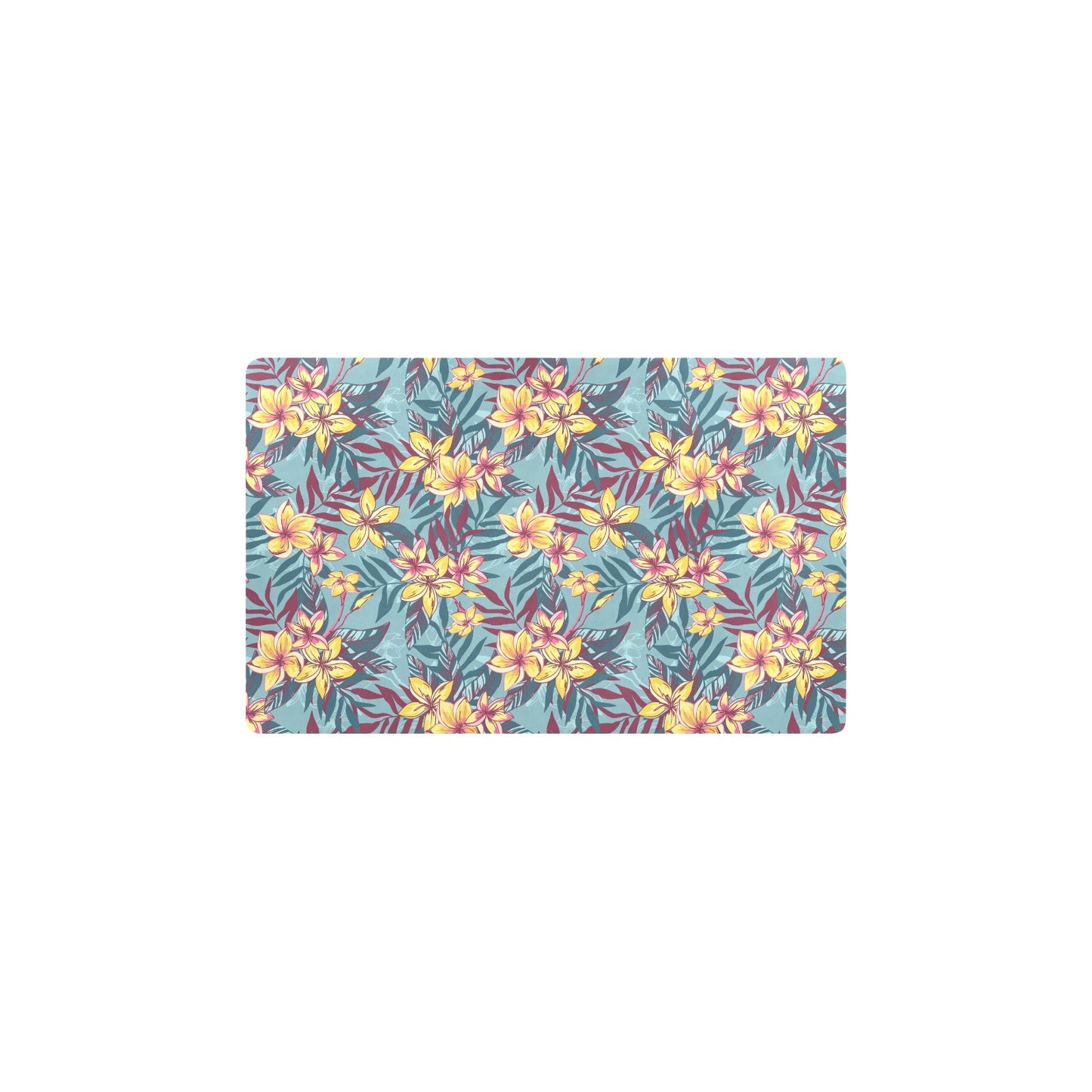 Summer Floral Print Design LKS304 Kitchen Mat