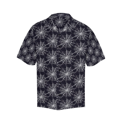 Spider Web Print Design LKS303 Men's Hawaiian Shirt