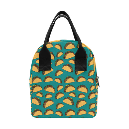 Taco Pattern Print Design TC07 Insulated Lunch Bag