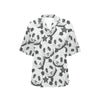 Panda Pattern Print Design A02 Women's Hawaiian Shirt