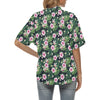 Hibiscus Tropical Print Design LKS309 Women's Hawaiian Shirt