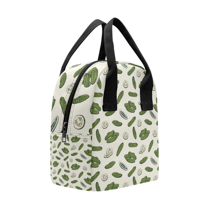 Cucumber Pattern Print Design CC05 Insulated Lunch Bag