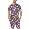 Hibiscus Colorful Print Design LKS301 Men's Romper