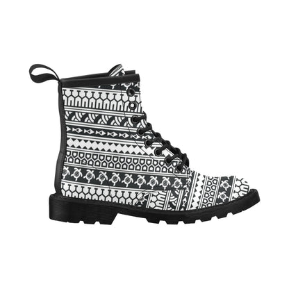 Samoan Pattern Print Design LKS303 Women's Boots