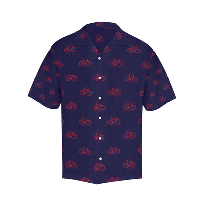 Bicycle Pattern Print Design 01 Men's Hawaiian Shirt