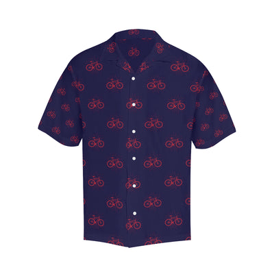 Bicycle Pattern Print Design 01 Men's Hawaiian Shirt
