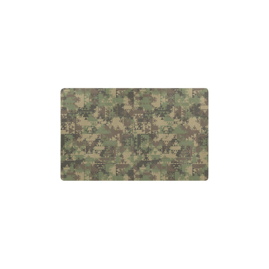Camouflage Aztec Green Army Print Kitchen Mat