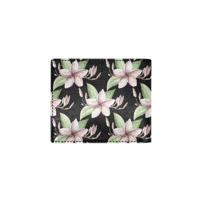 Plumeria Pattern Print Design PM02 Men's ID Card Wallet